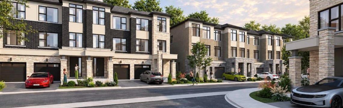 Collection on 27 contemporary townhomes by UNIQ Communities, Kleinburg