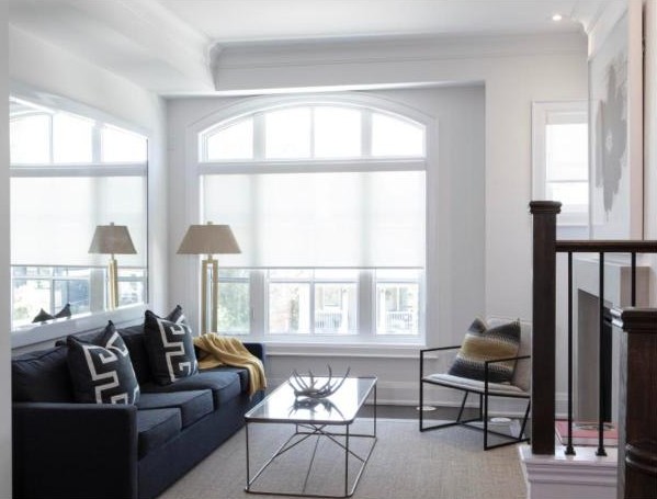 Living room in a Dunpar townhome, Toronto