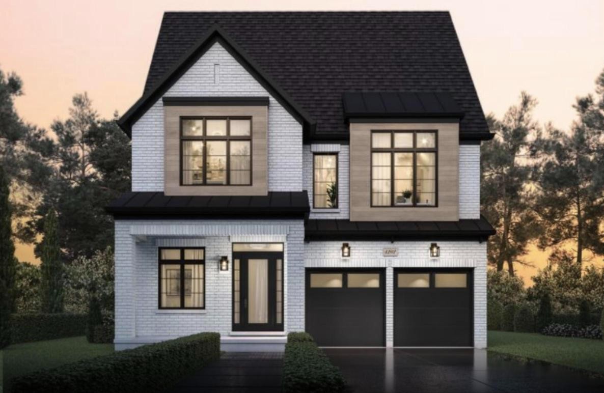 Detached home rendering at Joshua Creek Montage, Oakville