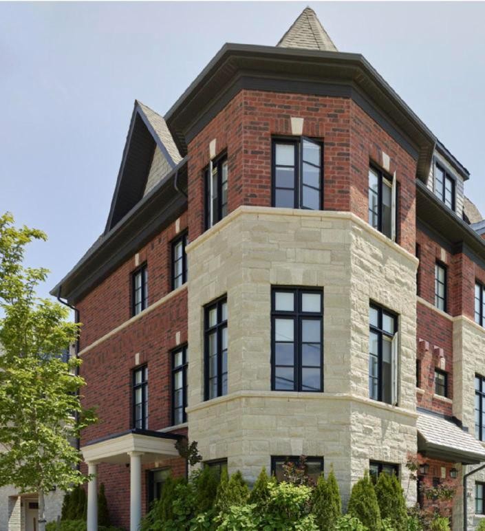 Dunpar English Georgian townhomes, representative of Lambton Towns, Toronto