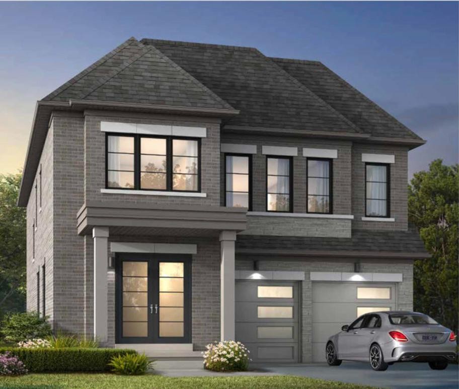 Exterior rendering of a detached home at Trafalgar Highlands by Coscorp, Oakville